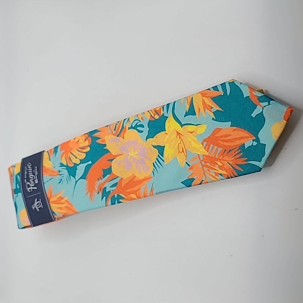 CLEARANCE Original Penguin Shoplay Floral Tropical Print Tie